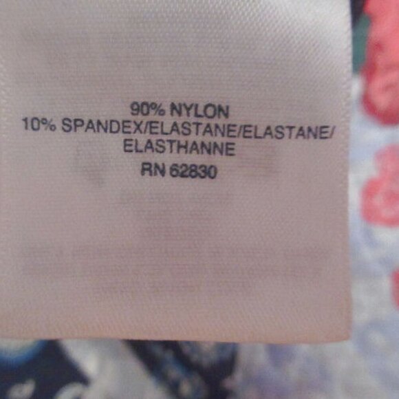 Lands' End Womens Rash Guard Size M Swimsuit Top UPF Long Sleeves Modest Beach - Picture 9 of 9